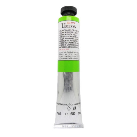 Olejová barva Kadmiová zeleň světlá Umton 60 ml