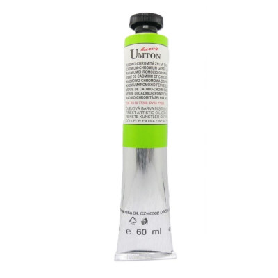 Olejová barva Kadmio chromitá zeleň skvělá Umton 60 ml