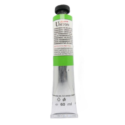 Olejová barva Permanentní zeleň světlá Umton 60 ml