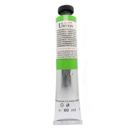 Olejová barva Permanentní zeleň světlá Umton 60 ml