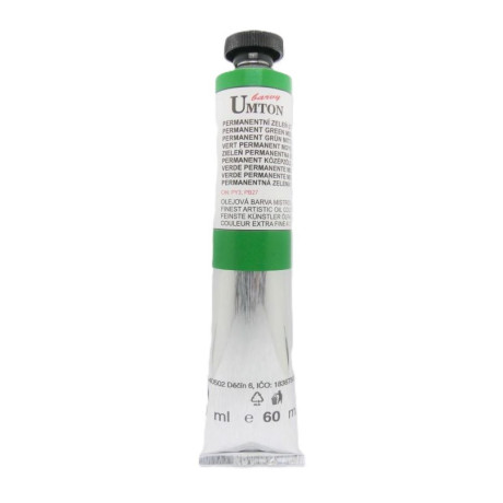Olejová barva Permanentní zeleň střední Umton 60 ml