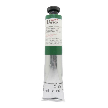 Olejová barva Kobaltová zeleň světlá Umton 60 ml