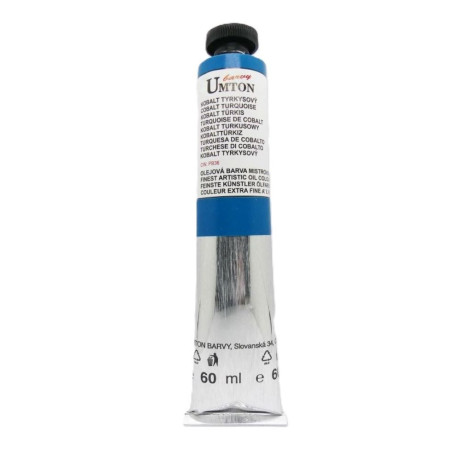 Olejová barva Kobalt tyrkysový Umton 60 ml
