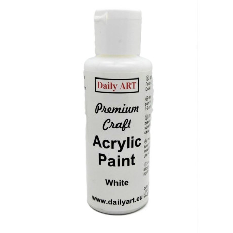 Akrylová barva White premium craft Daily ART 50 ml