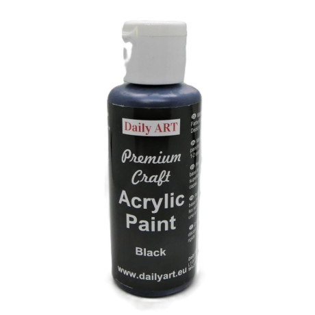 Akrylová barva Black Premium craft Daily Art 50 ml