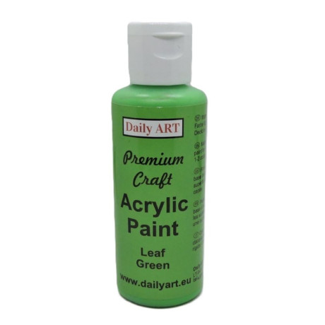 Akrylová barva Leaf green Premium Craft 50ml Daily ART