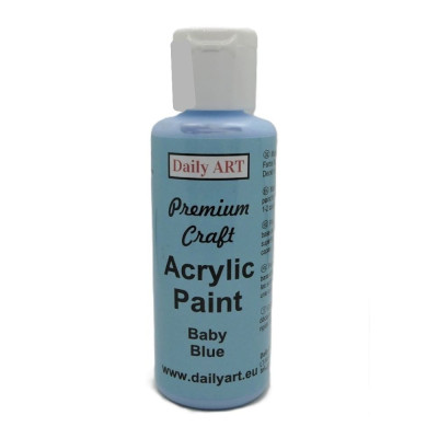 Akrylová barva Baby Blue Premium Craft 50ml Daily ART