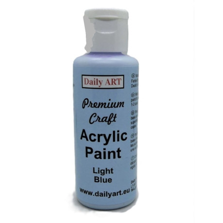 Akrylová barva Light Blue Premium Craft 50ml Daily ART