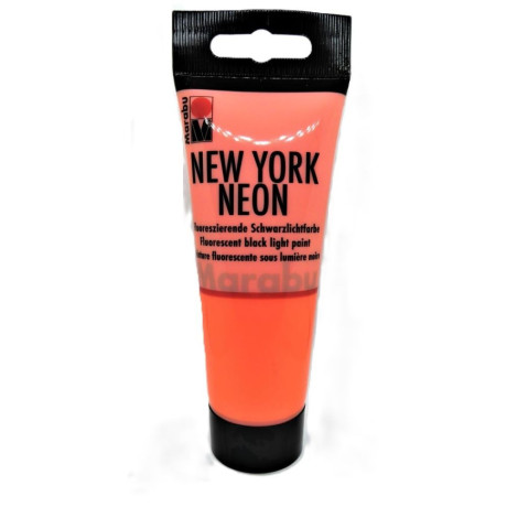 Akrylová barva New York neon oranžová Marabu 100 ml