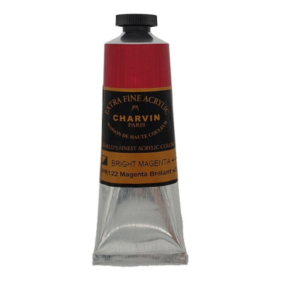 Akrylová barva Bright Magenta 432 Charvin Paris Extra Fine 60 ml