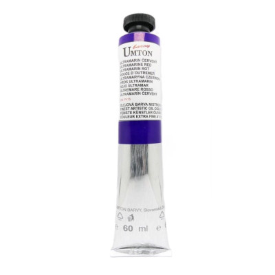 Olejová barva Ultramarín červený Umton 60 ml
