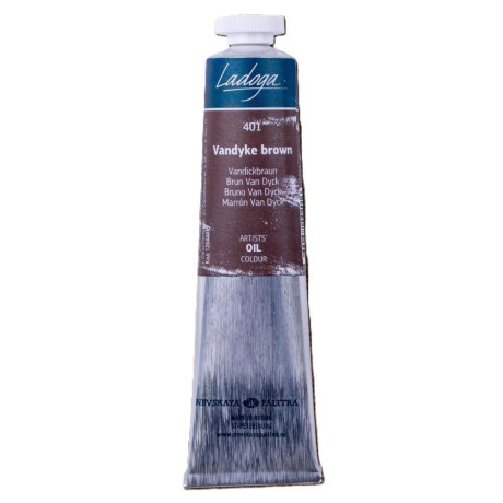 Olejová barva Vandyke brown Ladoga 46 ml