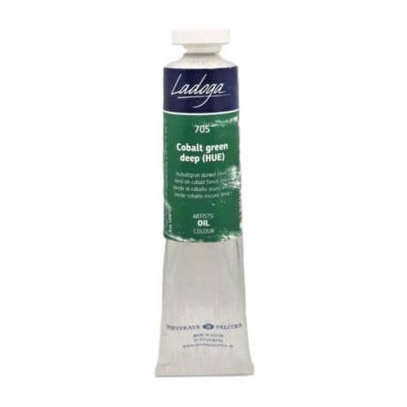 Olejová barva Kobalt zelený tmavý (HUE) Ladoga 46 ml