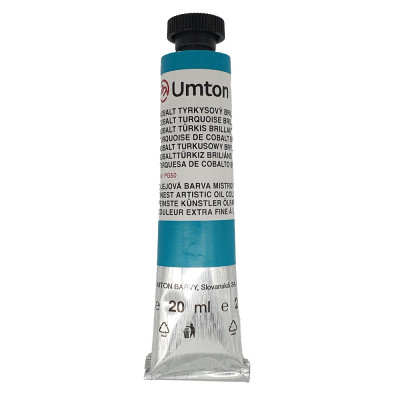 Umton Olejová barva Kobalt tyrkysový brilantní 20 ml