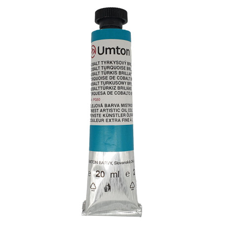 Umton Olejová barva Kobalt tyrkysový brilantní 20 ml