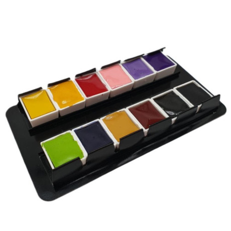 Charvin Paris Akvarelové barvy Extra Fine Klimt The Kiss sada 12x1,5ml