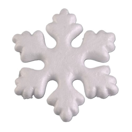 Sněhová vločka polystyren 10 cm