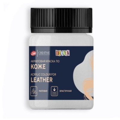 Decola barva na kůži stříbrná 50 ml