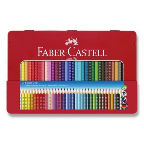 Faber Castell Pastelky akvarelové Grip sada 36 kusů