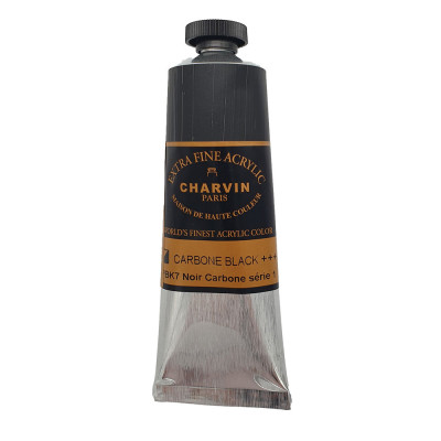 Charvin Paris Akrylová barva Extra Fine 60 ml Carbone black 456