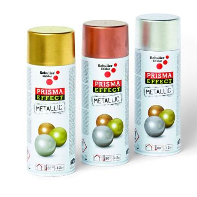 Barva ve spreji ZLATO BRONZOVÁ metalická Prisma effect 400ml Schuller