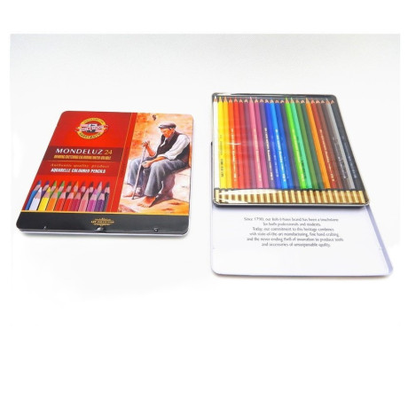 Koh-I-Noor Akvarelové pastelky v sadě 24 kusů