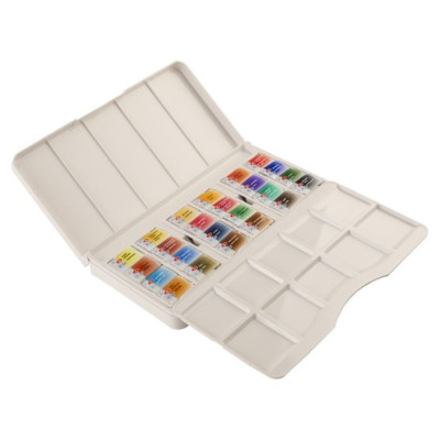 Nevskaya Palitra Akvarelové barvy White Nights 24ks sada plastový obal