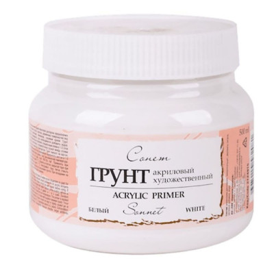 Akrylový šeps bílý Sonnet 500 ml