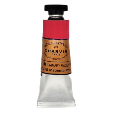 Charvin Kvašová barva Extra fine Primary Magenta odstín číslo 125 tuba 20 ml