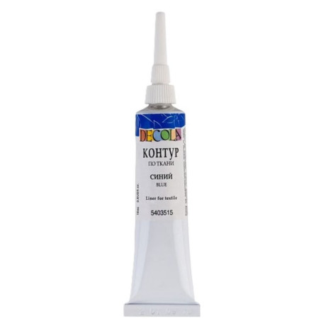 Decola Kontura na textil tmavá modrá 18 ml