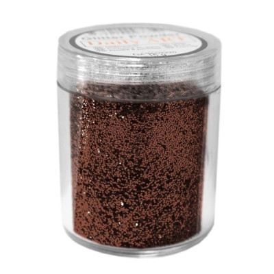 Glitry tmavé hnědé Daily ART