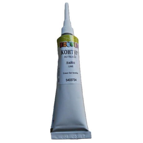 Decola Kontura na textil Limetková 18 ml