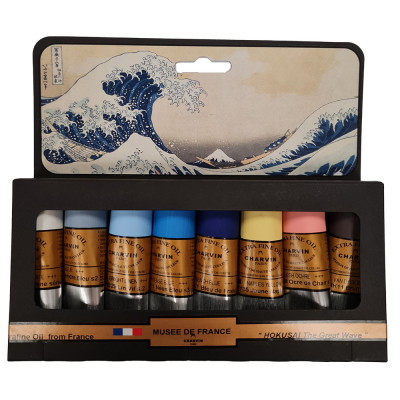 Charvin Paris Olejové barvy Extra Fine 8 ks Hokusai The Great wave sada