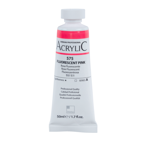 ShinHan Akrylová barva 50 ml Fluorescent Pink 575