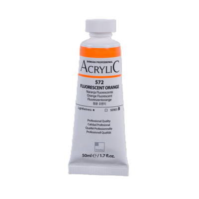 ShinHan Akrylová barva 50 ml Fluorescent Orange 572