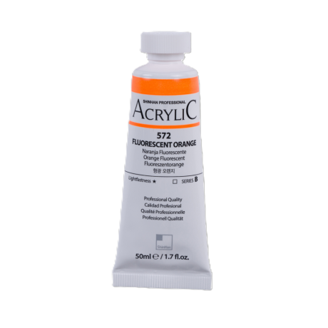 ShinHan Akrylová barva 50 ml Fluorescent Orange 572
