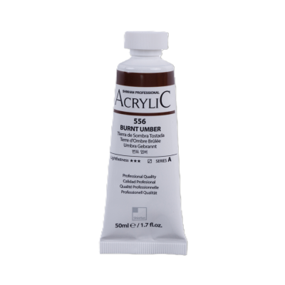 ShinHan Akrylová barva 50 ml Burnt Umber 556