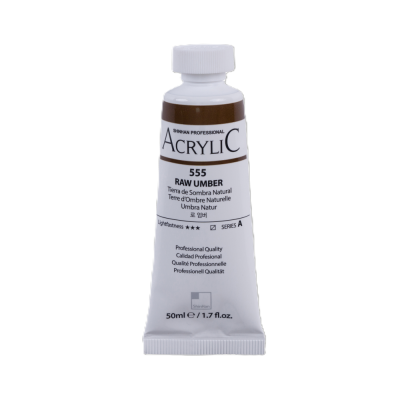 ShinHan Akrylová barva 50 ml Raw Umber 555