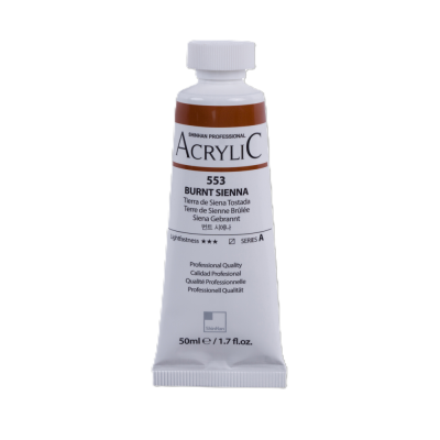 ShinHan Akrylová barva 50 ml Burnt Sienna 553