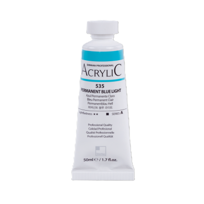 ShinHan Akrylová barva 50 ml Permanent Blue Light 535