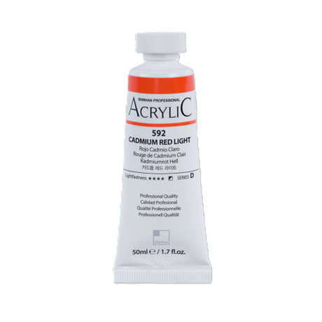 ShinHan Akrylová barva 50 ml Cadmium Red Light 592