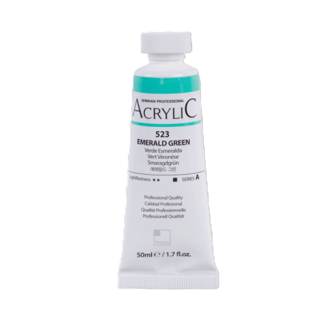 ShinHan Akrylová barva 50 ml Emerald Green 523