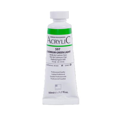 ShinHan Akrylová barva 50 ml Cadmium Green Light 597
