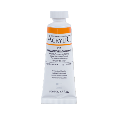 ShinHan Akrylová barva 50 ml Permanent Yellow Orange 511