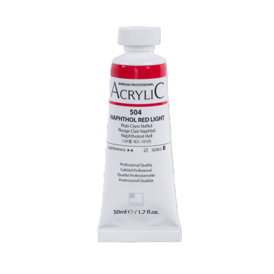ShinHan Akrylová barva 50 ml Naphthol Red Light 504