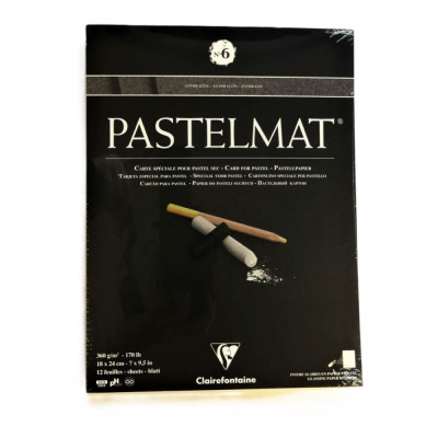 Clairefontaine Blok na pastel Pastelmat č. 6 18x24cm 12 listů
