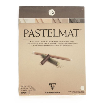 Clairefontaine Blok na pastel Pastelmat č. 2 18x24 cm 12 listů 360 g