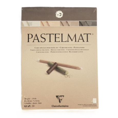Clairefontaine Blok na pastel Pastelmat č. 2 18x24 cm 12 listů 360 g