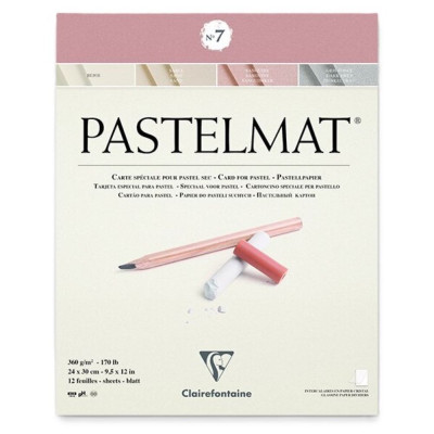 Blok na pastel  Pastelmat č. 7 Clairefontaine 24x30 cm 12 listů 360g/m²