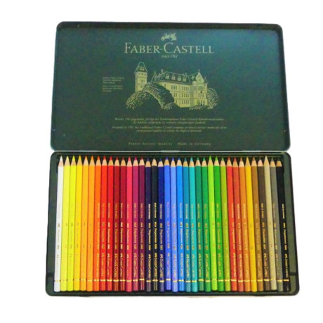 Faber Castell Pastelky Polychromos 36 kusů Sada v plechové krabičce